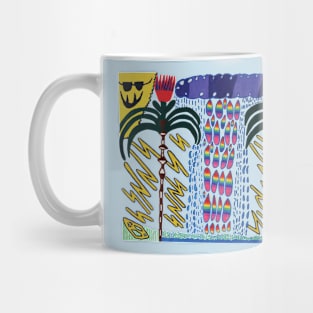 Rainbow Raindrops Mug